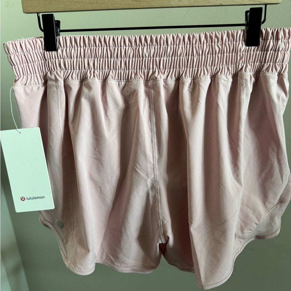 NWT LULULEMON - Pink Haze Hotty Hot HR Lined Short 4" - $68 - Size 12 - Picture 2 of 11